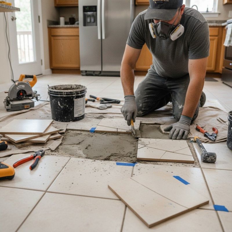 Floor Tile Repair